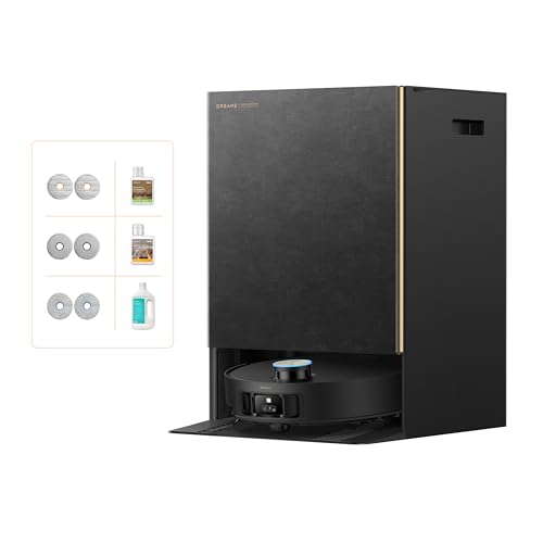 DREAME Matrix10 Ultra Robot Vacuum and Mop, Multi-Mop Switching, 3.14inch Obstacle Clearing, 30,000Pa Suction, Self Empty&Refill, Self-Cleaning, 100% Detangling, 240+ Obstacle Avoidance, Voice Control