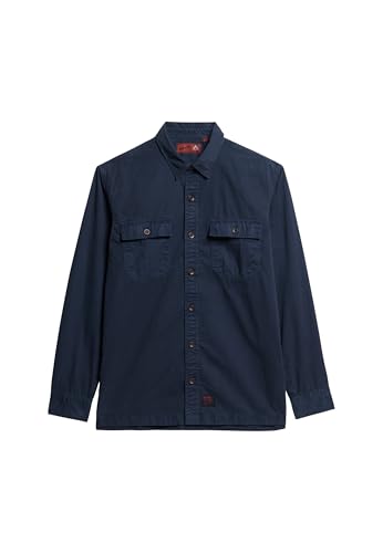 Superdry Military Ls Shirt pour rester stylé sans avoir froid en mi-saison