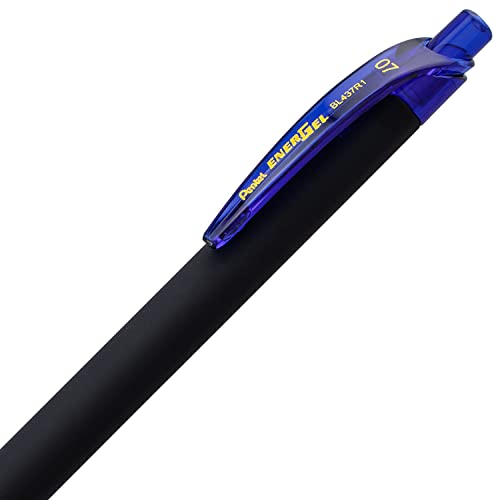 Bolígrafo Pentel EnerGel Kuro Liquid Gel Azul 2 Pack miniatura 3