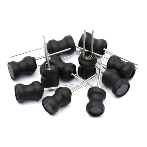 10Pcs Power Inductor DIP 9X12mm 2.2UH 4.7UH 10uH 22uH 100uH 330uH 470uH 1MH 2.2MH 4.7MH 10MH Inductance 2 Pins 9X12(4.7mH)