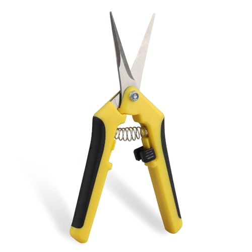 GlamorDove Hair Extension Bonding Tool Keratin Bond Cutting Pliers Wire Flush Cutters Wire Clippers Nippers with Sharp Blades Keratin Hair Extensions (1PCS Yellow)