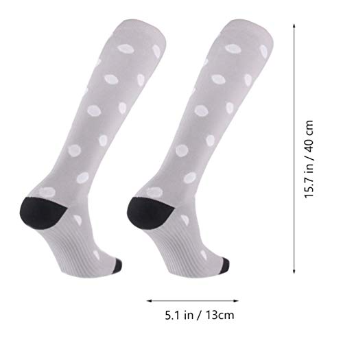 BESPORTBLE Esporte Meias Até O Joelho Polka Dot Ciclismo Corrida Caminhadas Esportes Meias de Compre