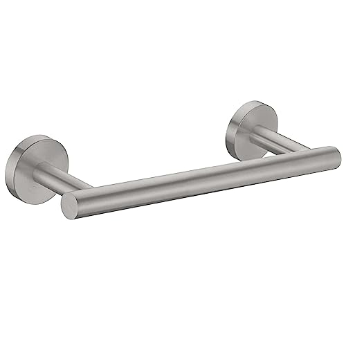 Modket 9 Inches Brushed Nickel Towel Bar Bathroom Hardware 304 Stainless Steel Wall Mounted Kitchen Towel Holder Cloths Hanger