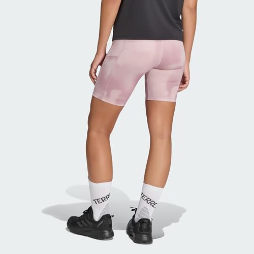 adidas Damen Terrex Multi 8Inch Printed Tight Shorts, Magic Mauve/Dual Lilac, L – Ansicht 4