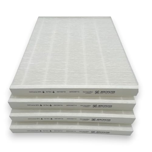 Filtres G4 405x292x24 mm de rechange pour ALDES T.Flow Hygro+ Nano
