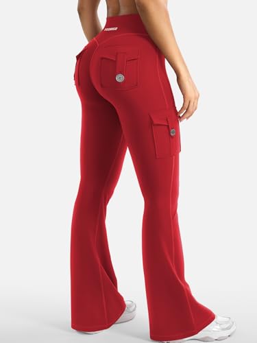 Image of YEOREO CoreFlex Women Workout Flare Leggings