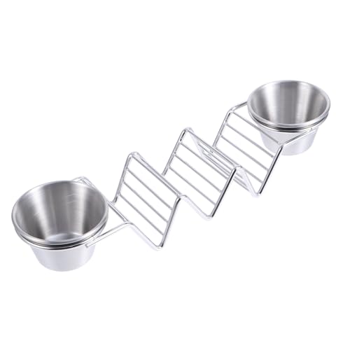 NAMOARLY 1pc Crepe Stand Mexican Corn Taco Tray Holder Mexican Pancake Stand Taco Rack Holder Taco Display Stand Tacos De Home Taco Rack Homemade Tortilla Taco Holder Stainless Steel Silver