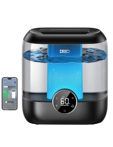DREO-6L-Smart-Humidifiers-for-Bedroom-Large-Room-60H-Runtime-Quiet-28dB DREO 6L Smart Humidifiers for Bedroom, Large Room, 60H Runtime, Quiet 28dB - Image 1