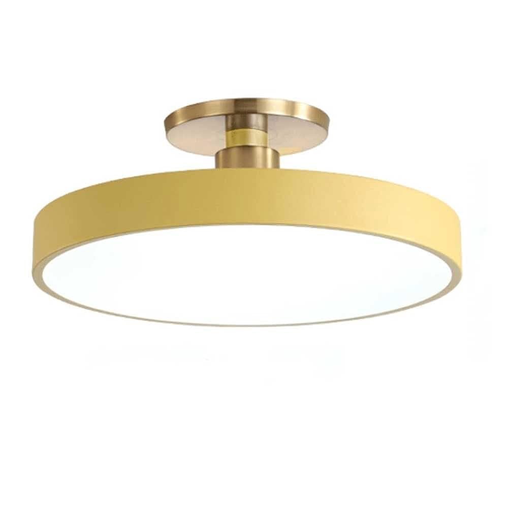 Plafonnier lustre LED dimmable gris 50cm pour salon et salle à manger moderne