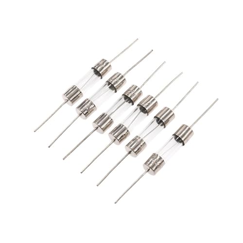 Fusible en verre axial 5x20mm F6.3A à coup rapide avec fil de plomb pour circuit électrique