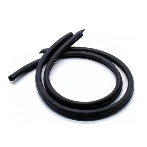 B Pillar Sealing Strip Car Door Seal Strip 2 Pack (2.62Ft/31.5inch Each) Weather Stripping Flexible Rubber with U-Shaped Steel Clip Dustproof & Waterproof & Noise Reduction for SUV MPV Sedan