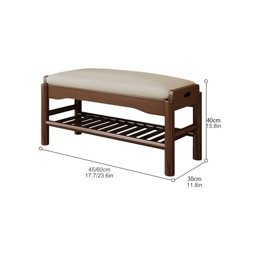 Banc d'entrée avec étagère à chaussures pour optimiser le rangement