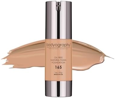 Natural Finish Foundation - 165 Medium Warm by Bodyography for Women - 1 oz Foundation