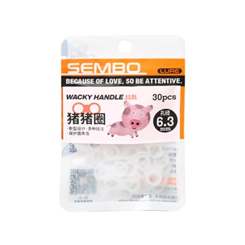 4.5mm / 6.3mm保護ルアー用シリコーンリング餌釣り釣りのアクセサリーシリコーン釣り