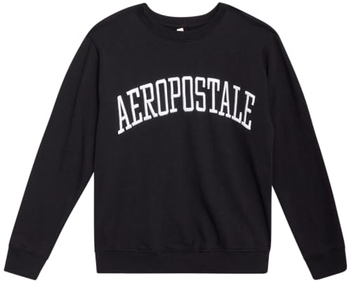 AEROPOSTALE Boys' Sweatshirt - Kids' Fleece Long Sleeve Crewneck Pullover - Youth Pullover Sweatshirt for Boys (8-16)