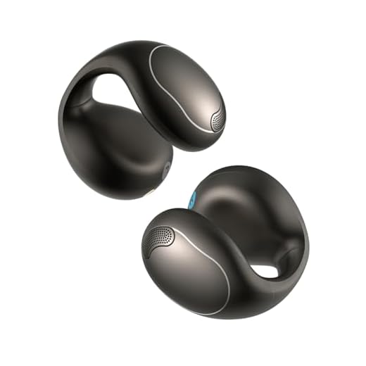 soundcore C40i von Anker, Open-Ear Earbuds, Clip-On Kopfhörer, Flexibles Gelenk-Design, Tastensteuerung, federleichter Komfort, Noise Cancelling für Anrufe, große Treiber für klaren Klang