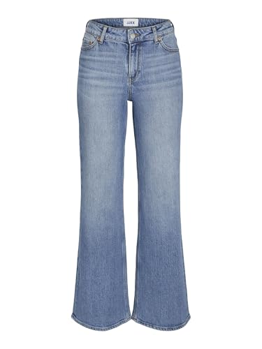 JACK & JONES Jxrome Flared MW C9189 Jeans Dnm Noos, Medio De Mezclilla Azul, 31W / 34L Mujeres