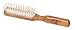 Redecker Maple Pin Wooden Hairbrush with Waxed Olive Wood Handle, 8-1/8-Inches