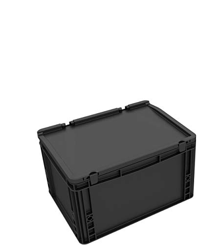 Euro Box avec couvercle pivotant ESD Auer Packaging pour sécuriser le matériel électronique - 2