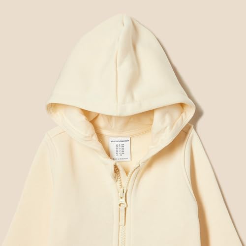 Amazon Essentials Unisex Toddlers and Babies' French Terry Zip-Up Hoodie, Multipacks4