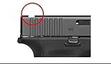 SQD Picatinny Ghost Ring Optic Rail for Taurus G3C, Glock G17 19 22 23 26 27 34