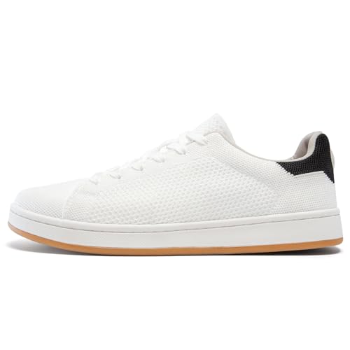 Men's Fashion Sneakers Flying Knitting Breathable Water Resistant Shoes Classic Low Top Lightweight Comfort Lace Up Sturdy Daily Casual Walking Skateboard Shoes for Male4