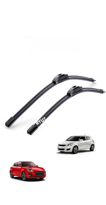 Image of All Season Frameless /Soft Beam Wiper Blades Fits For Maruti Swift,Size- 21 inch /525mm,19 inch /475mm(Pack of 2)