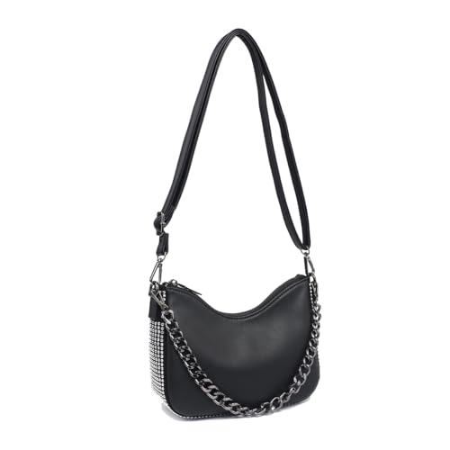 JEN & CO. Sabine Vegan Studded Shoulder Bag