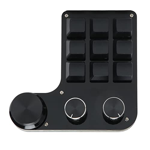 Mini clavier mécanique macro avec 9 touches programmables personnalisables et éclairage RVB