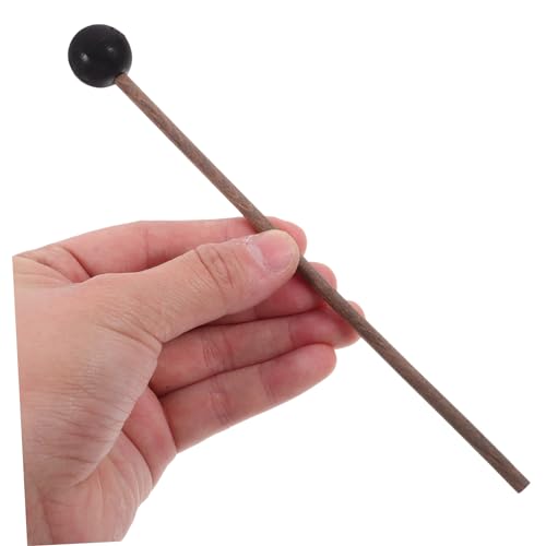 Kisangel - Baquetas de goma para tambor de lengüetas de acero, 2 pares, instrumentos de percusión, color surtido, blancas y negras miniatura 7