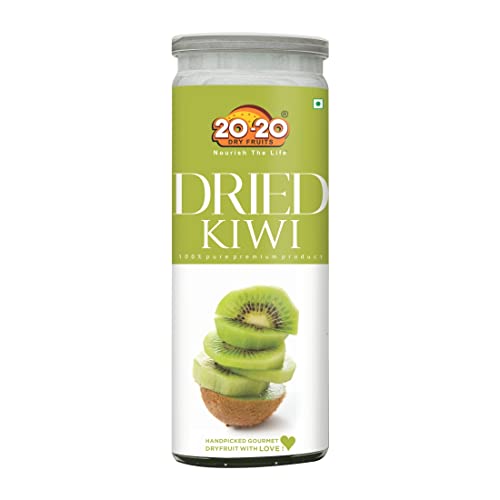 Image of 20-20 Dry Fruits Dried Kiwi Jar 200g | Dehydrated Fruit | Naturally Sweet, Rich in Vitamin C & Antioxidants | Supports Digestive Health & Immune Function | Perfect Gluten free Snack