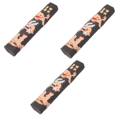 Bloc encre chinoise Gadpiparty 3 pièces avec boîte pour calligraphie et dessin