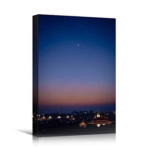 SIGNWIN Canvas Wall Art Building Cityscape Cityscape Colorful Contemporary Multicolor