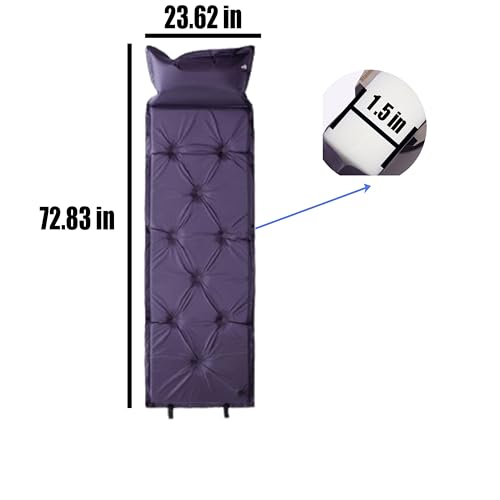 Self-Inflating-Sleeping-Pad-for-CampingCamping-Pad-Lightweight-Inflatable-Camping-Mattress-Pad-Insulated-Foam-Sleeping-Mat-for-Backpacking-Tent-Hammock15-in-thick7283-in-long