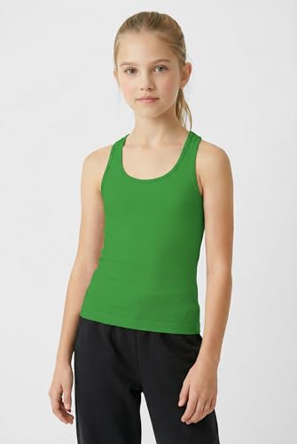 Image of Kurve Premium Girls Seamless Supersoft Wide Strap Comfortable Racerback Tank (Made with Love in The USA)
