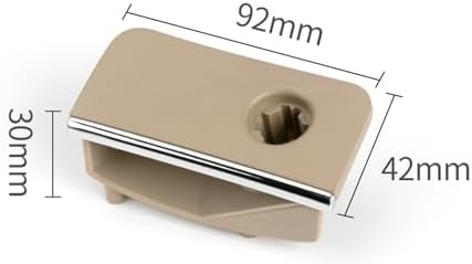 Car Glove Compartment Box Lid Switch Grip Lock Hole Replacement Class Toolbox Switch Glove Box Handle(Yellow)