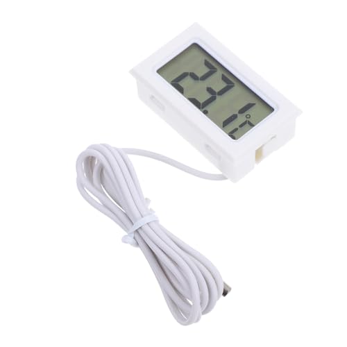 Ciieeo Electronic Temperature Probe for Aquarium Incubator Vehicle Digital LCD Display Waterproof Easy to Use