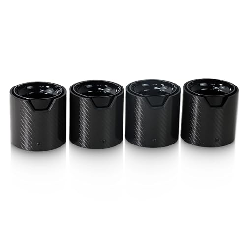 Tuyau d'échappement noir pour BMW M5 F90 4 pièces silencieux de voiture
