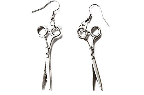 The Ancient Silver Scissors Earring