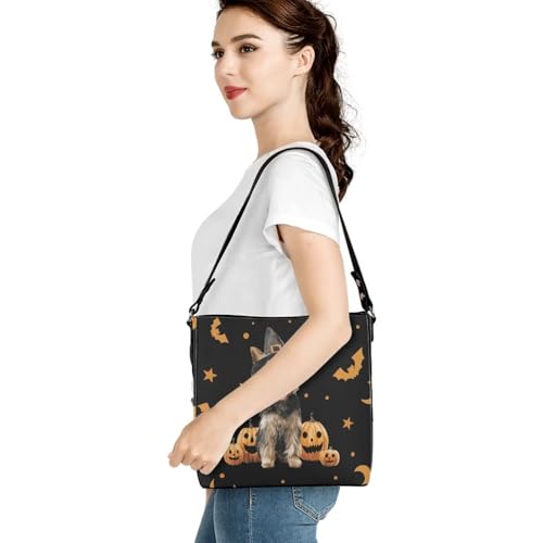 Image of HUGS IDEA Boho Bags for Women Leather Handbag Shoulder Bucket Crossbody Purse