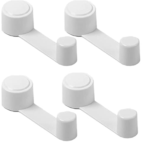 Tope Puerta Retenedor Adhesivo Blanco Cover