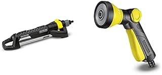Kärcher Premium Oscillating Sprinkler - OS 5.320SV & 2.645-266.0 16.7 x 56.5 x 14.8 cm Multi-Spray Gun - Yellow/Black