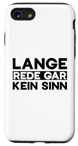 Lange Rede Gar Kein Sinn �h�C�c�� �ʔ��� ���� �X�}�z�P�[�X iPhone SE (2020) / 7 / 8 �p