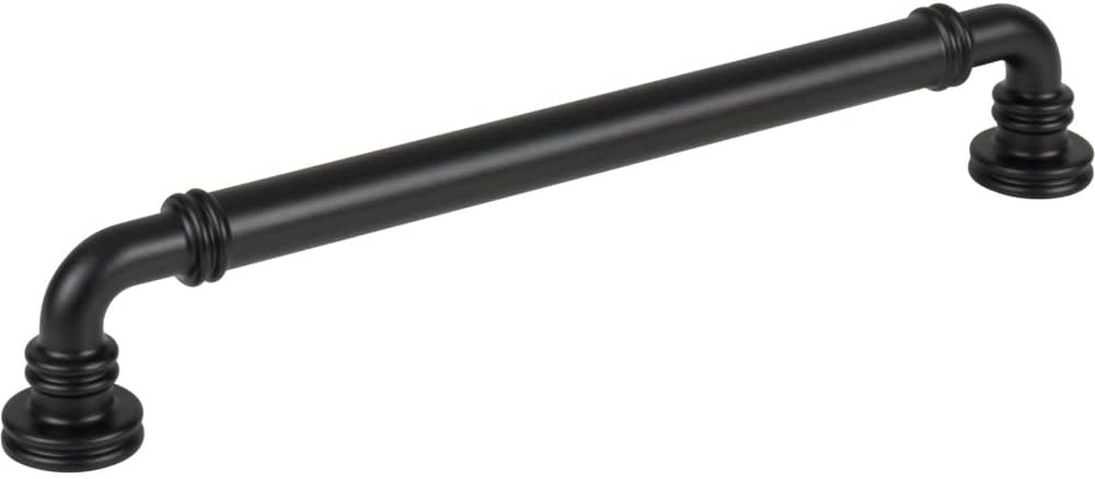 Top Knobs Cranford Pull 7 9/16 Inch (c-c) Flat Black