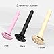Dilator Harnröhre Silikon,Penis Plug Katheter Harnröhre,Sissy Harnröhren Dilatatoren Männer für Peniskäfig Keuschheitskäfig Chastity Cock Cage Zubehör,Mann Masturbation Sex Spielzeug (Schwarz)
