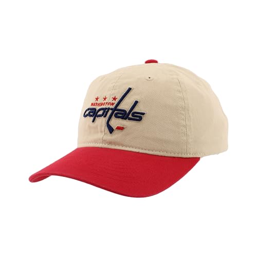 Washington Capitals NHL Officially Licensed Adjustable Hat Scholarship Icon Stone