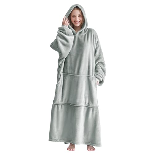 Couverture Good Nite Wh-blanket-gy mode mixte pour lit adulte et canapé gris