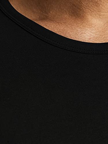 Jack & Jones Storm Sweat - Camiseta de manga larga con cuello redondo para hombre, color negro, talla 52