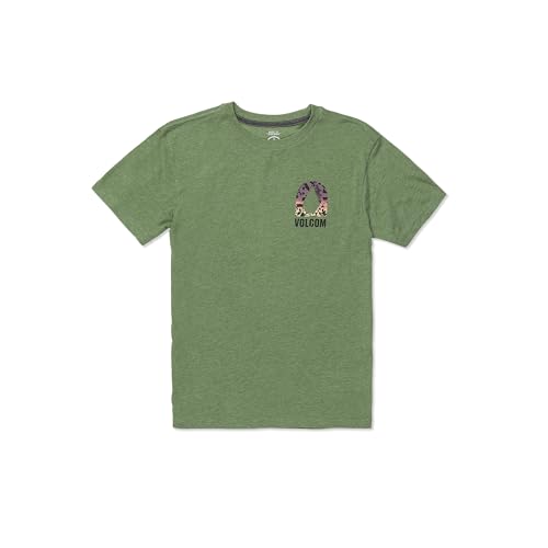 Volcom Big Boys Filler Up Short Sleeve Tee Green