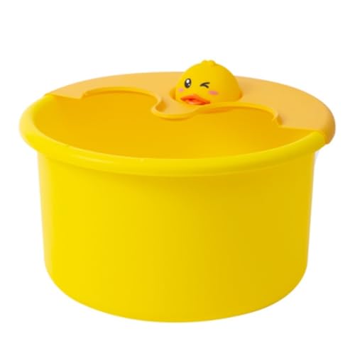 Bañera para pies spa de plástico color amarillo miniatura 1